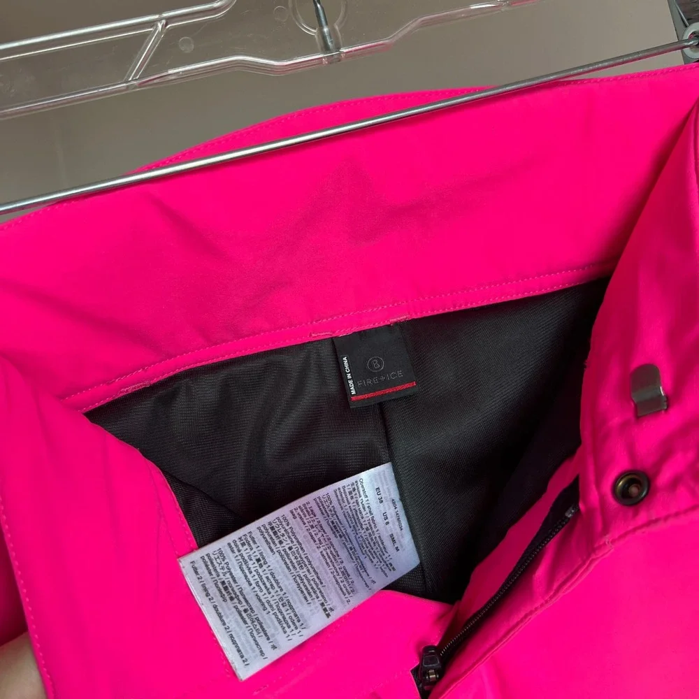Bogner Fire+Ice Ski Pants Neon Hot Pink Snowboard Winter Technical Size 8 US